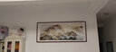 迅典国画山水画鸿运当头挂画客厅装饰画办公室字画风水画沙发背景墙画 C款【泰山日出】 【推荐】实木带框203*83CM(有机玻璃） 实拍图