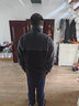 361°运动卫衣男2025年冬季加绒开衫摇粒绒保暖立领户外拉链套头卫衣女 【男款】超级黑/静谧灰 4XL 实拍图