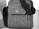 七匹狼单肩包男休闲多功能背包mini小斜挎包包织布男士商务轻便背包 浅灰色大号【宽22*厚8*高25】 实拍图