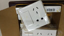 公牛明装插座 二三插座带开关明线明盒超薄家用双开面板墙面墙壁G59白 一开单控五孔 实拍图