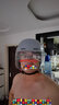 Andes HELMET3C认证电动摩托车头盔男女四季通用夏季透气防晒安全帽电瓶车骑行半盔 磨砂米白【透明短】 均码 实拍图