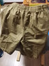 盛行风爸爸装短裤男夏季外穿五分裤中老年人宽松纯棉休闲裤衩中年沙滩裤 土黄色 2XL (130斤至150斤) 实拍图