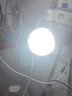爱耐特智能声光控感应灯开关灯座声控led灯家用过道楼道楼梯灯小夜灯 两插头款+6W白光灯泡 实拍图
