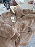 啄木鸟 夹克男士外套加绒加厚灯芯绒秋冬季新款羊羔毛外套宽松 HL-YT-A350-A2122卡其色 L (100斤-120斤) 实拍图