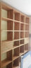鲁班一木老榆木书架全实木落地书桌书柜组合简约带书架摆件定制书架带书柜 榆木背板 实拍图