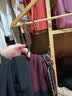 凤全多功能挂围巾架家用收纳神器领带丝巾架子皮带丝袜挂架圈圈环衣架 古铜色 实拍图