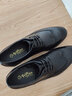 金利来（Goldlion）男鞋新款皮鞋男德比布洛克系带男士商务正装皮鞋男真皮婚鞋大小码 黑色 单层 24.5 (245mm) 39码 实拍图