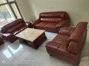 逸凯琳（Ekelly） 逸凯琳真皮沙发头层牛皮1+2+3组合现代客厅中式小户型123组合 中厚皮2+3组合 实拍图