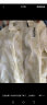 主意范（ZHUYIFAN）胖子超大码衬衫男士短袖夏季宽松大码冰丝学生外套休闲衬衣男装外 白色 XL 125-145斤 实拍图