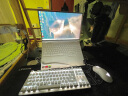 雷蛇（Razer） 黑寡妇蜘蛛标准 机械键盘 游戏键盘 办公键盘 电脑键盘 ABS键帽104键 水银色轻装版-橙轴白光 实拍图