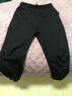 舍纯秋冬季灰色裤子男韩版潮流宽松百搭休闲长裤港风运动加绒加厚束脚裤 黑色 M 实拍图