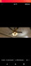 V-POWER 吊扇灯 风扇灯 餐厅吊灯具LED客厅饭厅卧室装饰带灯风扇吊灯美式复古欧式 魔豆款42寸遥控款铁叶LED/5灯 实拍图