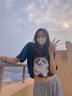 卡图弛 美式复古水洗做旧短袖t恤男宽松夏季新款韩版潮流百搭休闲五分半截袖男学生高街重磅上衣服男装体恤 黑灰色 XL  【建议120-140斤】 实拍图