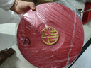 巧居巧具（qiao ju qiao ju） 喜庆果盘婚庆喜糖收纳盘简约干果盘中式糖果水果盘客厅零食盘 喜庆果盘【单层丨福字】 实拍图
