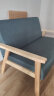 裕邻沙发客厅小户型沙发实木沙发沙发椅YL301深灰色（无抱枕） 沙发双人位 实拍图