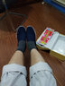 拾映正宗老北京布鞋男款休闲爸爸鞋夏季中老年健步鞋防滑一脚蹬老人鞋 5509网鞋蓝色 41 实拍图