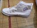 回力男鞋帆布鞋男春夏季布鞋校园情侣男女高帮休闲鞋经典学生板鞋子男 纯白色【基础百搭款】 43 实拍图