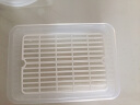日本进口保鲜盒鱼盒冰箱冷冻盒生鲜收纳盒可沥水鲜肉冷藏盒海鲜隔离盒蔬菜保鲜盒厨房冰箱分类保鲜盒 晒单实拍图
