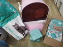 MinkSheen猫砂猫砂盆全封闭猫砂盆特大号猫厕所封闭式猫沙盆 樱花粉【猫砂垫+铲+除臭包】 定制特大号加大 实拍图