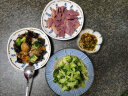 舍里日式餐具复古小花创意粗陶碗甜品糕点心双耳菜盘子饭碗花边碗 6.8寸方形盘 实拍图