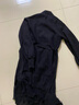 betu百图女装网纱拼接小高领木耳边灯笼袖针织连衣裙女2110T69 黑色 M 实拍图