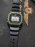 卡西欧（CASIO）男表小方块电子表 运动手表学生手表 多功能防水男士手表 方块军绿色W-218H-3A 实拍图