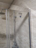 箭牌（ARROW）整体淋浴房弧扇形304不锈钢8MM钢化玻璃简易淋浴房隔断/可定制 不锈钢900x1000/8mm【定制款】 实拍图