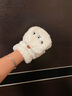 京堂京品 毛绒手套女冬季翻盖半指时尚写字开车棉女生保暖手套防寒毛线 实拍图