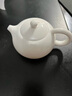 心去處陶瓷茶壶羊脂玉瓷泡茶壶德化白瓷井栏壶小号单人家用功夫茶具单壶 羊脂玉瓷直正壶 180ml 实拍图