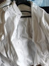 雅鹿休闲短袖衬衫男夏季青年牛津纺翻领纯色时尚男士衬衣 300 （40）  实拍图