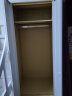金经金属钢制简约现代衣柜家用收纳卧室小户型组合铁皮柜衣橱长0.6米二抽 实拍图