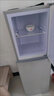 韩萨帝（HANSADI）冰箱中型家用迷你小型冷藏冷冻节能省电保鲜小冰箱宿舍租房节能双门电冰箱【一级能效 千人已购】 128A188双门-闪亮银【一级能效】 实拍图