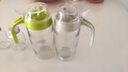 茶花（CHAHUA）厨房玻璃油壶调味罐油罐醋瓶酱油瓶带防尘盖防漏油瓶 绿色  530ML 实拍图