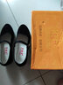 颐福元老北京布鞋女士软底黑色一字带酒店工作鞋透气防滑坡跟广场舞蹈鞋 厚底黑色 40 实拍图
