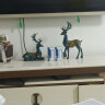 福美林（FUMEILIN）欧式客厅家居装饰品创意电视柜酒柜抽象工艺品摆件雕塑艺术品礼品 梅花鹿一对 实拍图