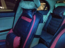 翰静2025新款汽车坐垫全包围四季通用皮座垫五座小车免拆汽车座套适于 黑白色 荣威350 360 550 950 W5 E550 实拍图