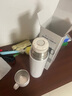 JRINKTEEA品牌316不锈钢真空保温杯男女茶盖款式保暖杯带喝水杯焖茶杯户外 新款珍珠白+杯套杯刷580ml 实拍图