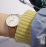丹尼尔惠灵顿（DanielWellington）dw手表女 简约时尚欧美腕表石英女士手表 生日礼物送女友 女表+手镯180mm-DW217/DW4001 实拍图