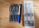 uni三菱中性笔按动UMN-138S波点限定水性笔学生考试专用黑笔商务办公开会财务签字笔双珠耐用 黑色黑芯 UMN-138S 6支装 实拍图