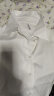 皮尔卡丹（pierre cardin） 衬衫女2024春季新款女装时尚韩版通勤简约休闲长袖白色上衣女 白色 2XL   （建议135-150斤） 实拍图