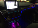 心无止镜车载车内氛围灯LED冷光线汽车内饰灯带APP控制七彩音乐节奏灯爆闪灯条无损改装免接线中控门边 5灯源免穿线款（副驾仪表台+四车门）6米光纤 实拍图