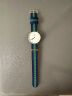 比握特（BeauW）尼龙表带代用dw手表配件帆布带手表链原装男女手表带防水透气通用 蓝绿蓝【玫瑰金扣】 20mm 实拍图