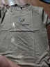 雾卡 【纯棉2件装】短袖t恤男潮流宽松大码夏天新款休闲纯色半袖T恤 鹿角卡其+大R雾蓝 XL 建议135-150斤 实拍图