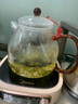 唐兴耐热玻璃蒸茶壶蒸汽茶壶煮茶器电陶炉茶炉花茶黑茶家用泡茶壶 红把 蒸茶壶 实拍图