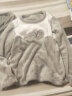 娜丽密艾秋冬珊瑚绒睡衣女冬季长袖保暖加厚加绒甜美可爱法兰绒家居服套装 QMS9024粉 女XL码建议110-120斤 实拍图