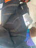 啄木鸟（TUCANO）牛仔裤男士经典商务休闲纯色时尚舒适百搭修身长裤男装 黑色A 32 实拍图
