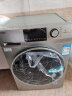 海尔（Haier） 滚筒洗衣机全自动除菌洗烘一体 直驱变频摇篮柔洗 10公斤 HB709G 实拍图