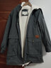 原形派克服女中长款连帽2024春季新款韩版收腰羊羔毛加厚棉服外套 灰色 L 实拍图
