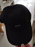 罗维利特帽子男夏天鸭舌帽女情侣百搭遮阳棒球帽情侣款男女通用 NT款黑色 均码 54-60 实拍图