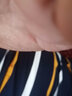 VACK 夏季男装翻领短袖T恤男条纹男士夏天纯棉半袖t恤休闲衣服男潮流 黄条纹 4XL (175-190斤) 实拍图